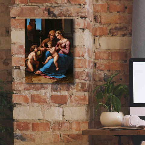 Image of 'Madonna of Divine Love' by Raphael, Canvas Wall Art,12 x 16