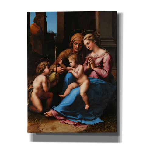 Image of 'Madonna of Divine Love' by Raphael, Canvas Wall Art