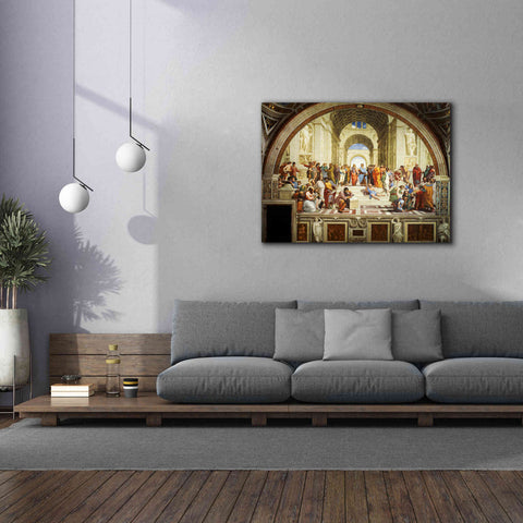 Image of 'The School of Athens' by Raphael, Canvas Wall Art,54 x 40
