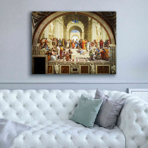 Image of 'The School of Athens' by Raphael, Canvas Wall Art,54 x 40