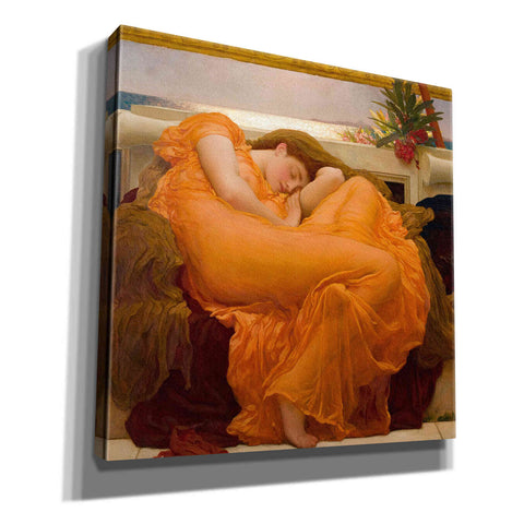 Image of 'Flaming June' by Sir Frederick Leighton, Canvas Wall Art