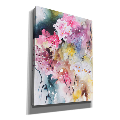 Image of 'Blooms Aquas III' by Leticia Herrera, Canvas Wall Art