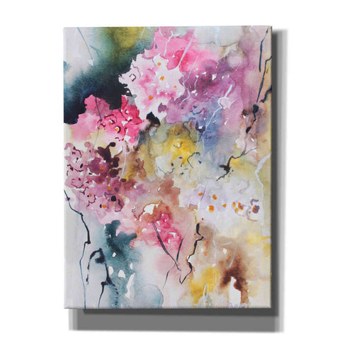 Image of 'Blooms Aquas III' by Leticia Herrera, Canvas Wall Art