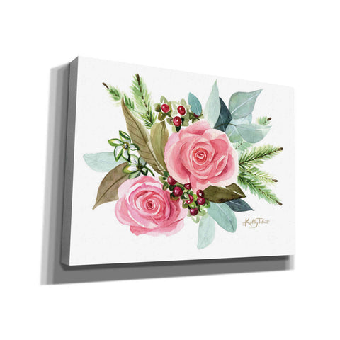Image of 'Cottage Christmas' by Kelley Talent, Canvas Wall Art