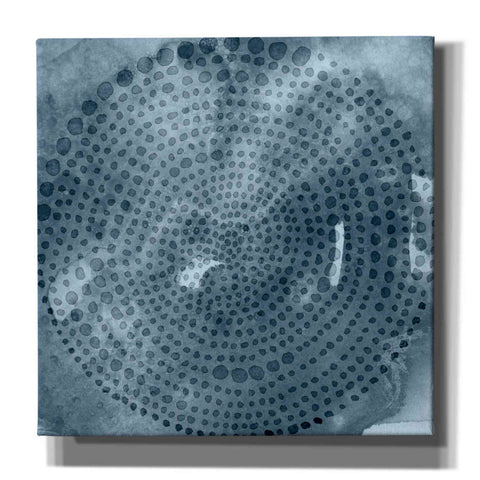 Image of 'Indigo Wheel II' by Chariklia Zarris, Canvas Wall Art