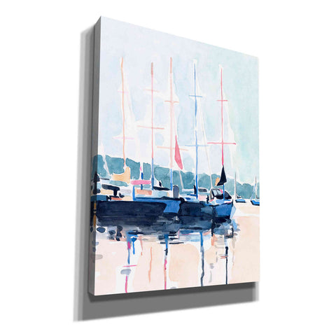 Image of 'Watercolor Boat Club I' by Emma Scarvey, Canvas Wall Art