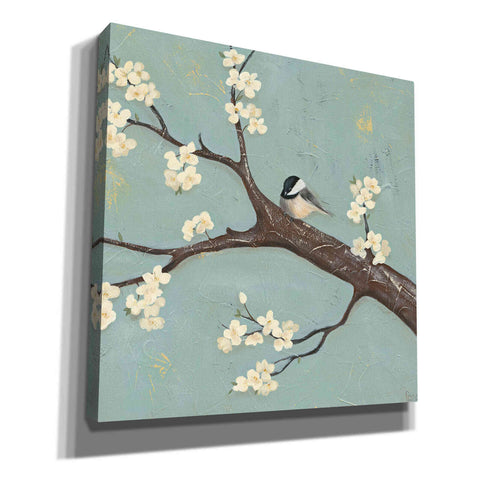 Image of 'Chickadee and Dogwood II' by Jade Reynolds, Canvas Wall Art