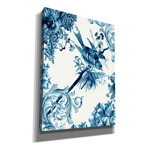 Image of 'Bird and Branch in Indigo II' by Naomi McCavitt, Canvas Wall Art