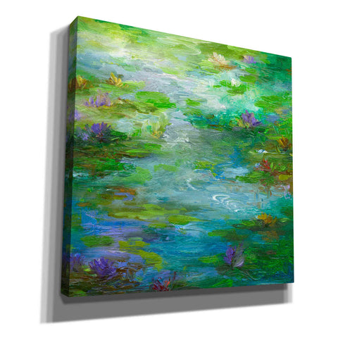 Image of 'Water Lily Pond #1' by Sheila Finch, Canvas Wall Art