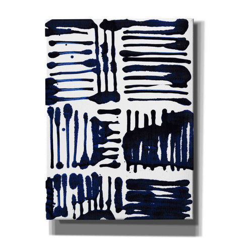 Image of 'Indigo Stripes II' by Jodi Fuchs, Canvas Wall Art