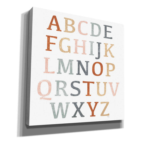 Image of 'Rustic Rainbow Alphabet' by Heidi Kuntz, Canvas Wall Art