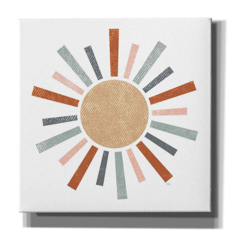 Image of 'Rustic Rainbow Sun' by Heidi Kuntz, Canvas Wall Art