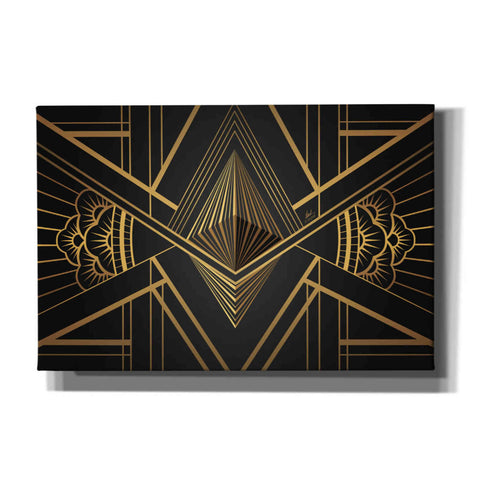 Image of 'Art Deco Ethereum' by Katalina, Canvas Wall Art