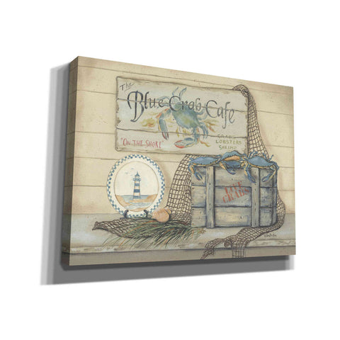 Image of 'Blue Crab Cafe' by Pam Britton, Canvas Wall Art