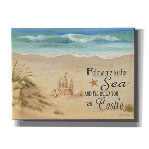 Image of 'Sandcastle' by Pam Britton, Canvas Wall Art