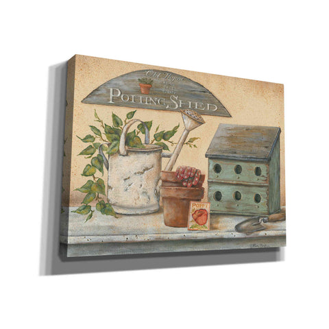 Image of 'Garden Shelf IV' by Pam Britton, Canvas Wall Art