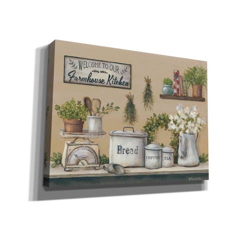 Image of 'Garden Farmhouse Kitchen' by Pam Britton, Canvas Wall Art
