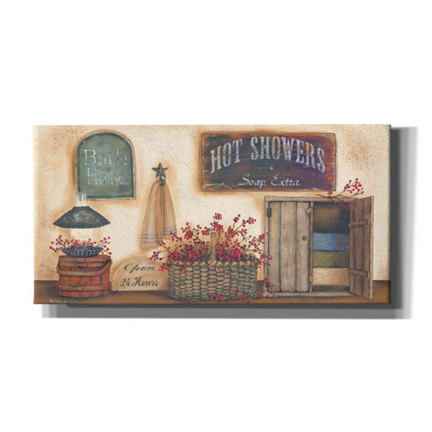 Image of 'Bath House' by Pam Britton, Canvas Wall Art