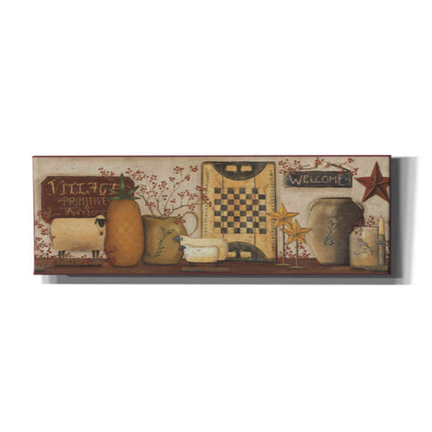 Image of 'Village Welcome' by Pam Britton, Canvas Wall Art