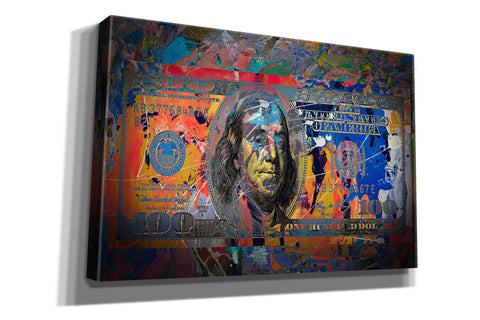 Image of 'Benjamin's Hundreds ' by Epic Portfolio Giclee Canvas Wall Art