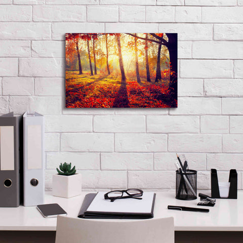 Image of 'Golden Afternoon' Canvas Wall Art,18 x 12