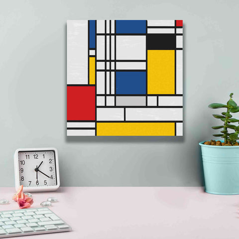 Image of 'Mondrian NFT2' by Epic Portfolio, Giclee Canvas Wall Art,12x12