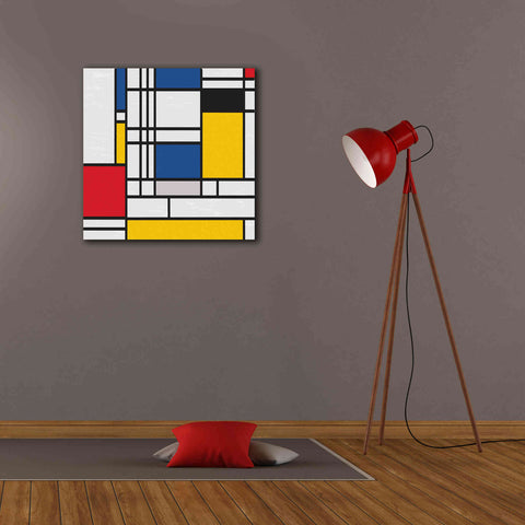 Image of 'Mondrian NFT2' by Epic Portfolio, Giclee Canvas Wall Art,26x26