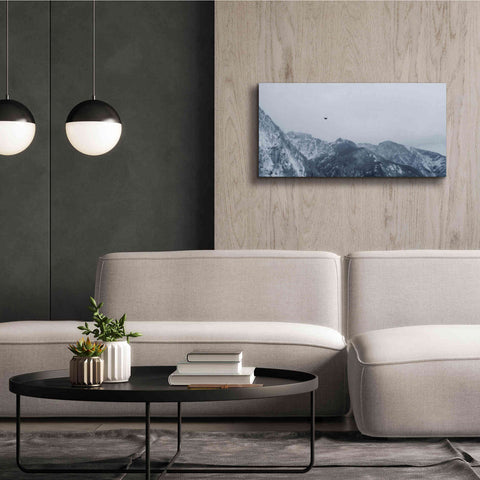 Image of 'Alpine Winter Bird' by Epic Portfolio, Giclee Canvas Wall Art,40x20
