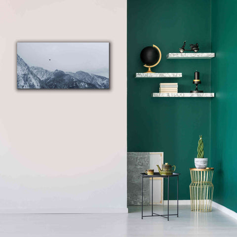 Image of 'Alpine Winter Bird' by Epic Portfolio, Giclee Canvas Wall Art,40x20