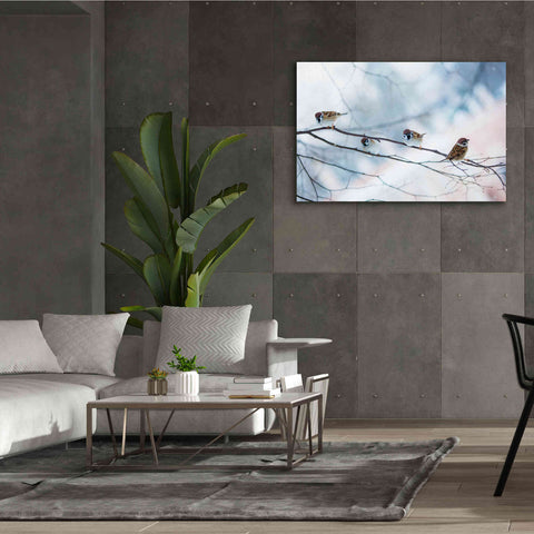 Image of 'Bird Feeders Treehouse' by Epic Portfolio, Giclee Canvas Wall Art,60x40