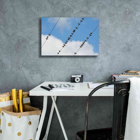 Image of 'Humanwatching' by Epic Portfolio, Giclee Canvas Wall Art,18x12