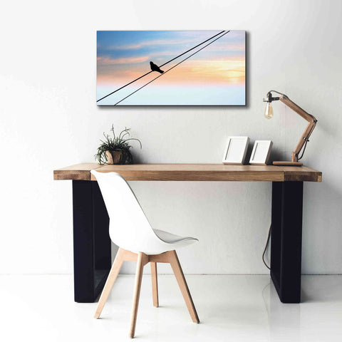 Image of 'Sunset Watching' by Epic Portfolio, Giclee Canvas Wall Art,40x20