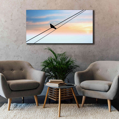 Image of 'Sunset Watching' by Epic Portfolio, Giclee Canvas Wall Art,60x30