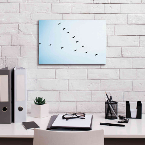 Image of 'V Formation' by Epic Portfolio, Giclee Canvas Wall Art,18x12