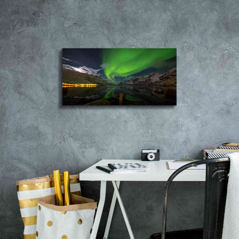 Image of 'Northern Lights 1' by Epic Portfolio, Giclee Canvas Wall Art,24x12