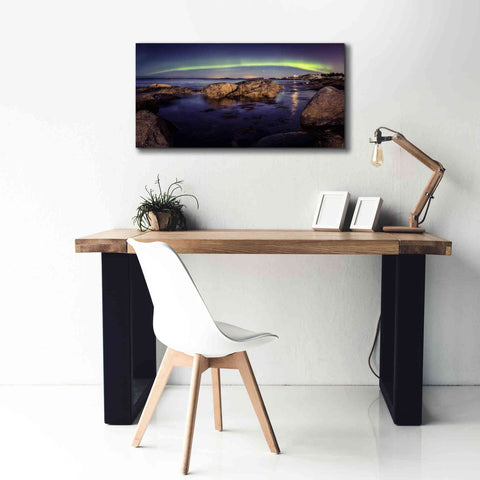 Image of 'Northern Lights 6' by Epic Portfolio, Giclee Canvas Wall Art,40x20