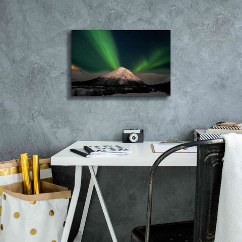 Image of 'Northern Lights 7' by Epic Portfolio, Giclee Canvas Wall Art,18x12