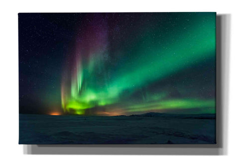 Image of 'Northern Lights Aurora Borealis 3' by Epic Portfolio, Giclee Canvas Wall Art