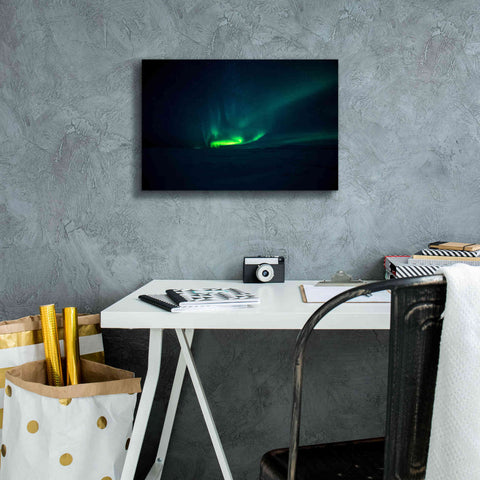 Image of 'Northern Lights Aurora Borealis 4' by Epic Portfolio, Giclee Canvas Wall Art,18x12