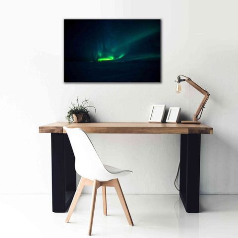Image of 'Northern Lights Aurora Borealis 4' by Epic Portfolio, Giclee Canvas Wall Art,40x26