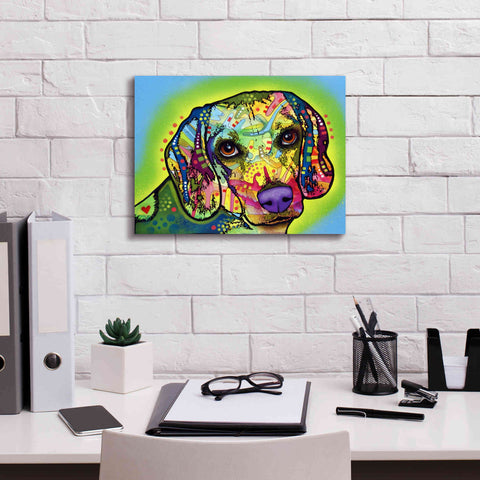 Image of 'Beagle' by Dean Russo, Giclee Canvas Wall Art,16x12
