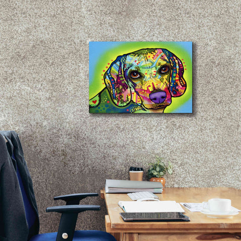 Image of 'Beagle' by Dean Russo, Giclee Canvas Wall Art,24x20