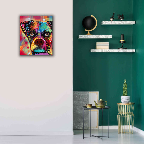 Image of 'Boxer Cubism' by Dean Russo, Giclee Canvas Wall Art,20x24