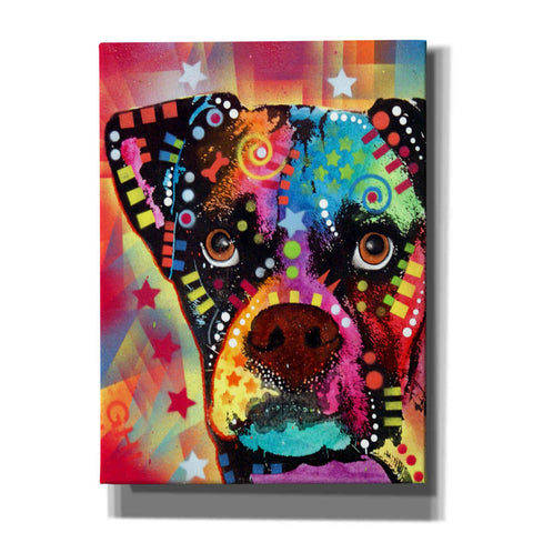 Image of 'Boxer Cubism' by Dean Russo, Giclee Canvas Wall Art