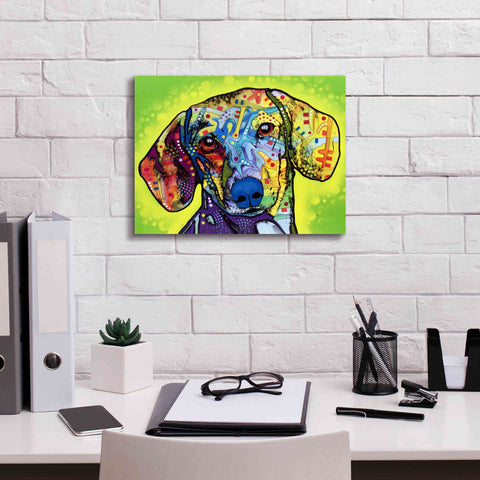 Image of 'Dachshund' by Dean Russo, Giclee Canvas Wall Art,16x12