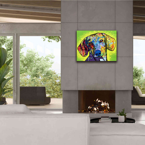 Image of 'Dachshund' by Dean Russo, Giclee Canvas Wall Art,34x26