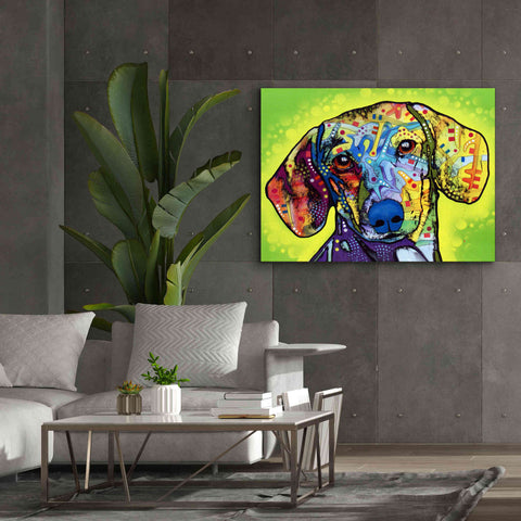 Image of 'Dachshund' by Dean Russo, Giclee Canvas Wall Art,54x40