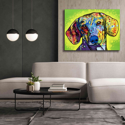 Image of 'Dachshund' by Dean Russo, Giclee Canvas Wall Art,54x40