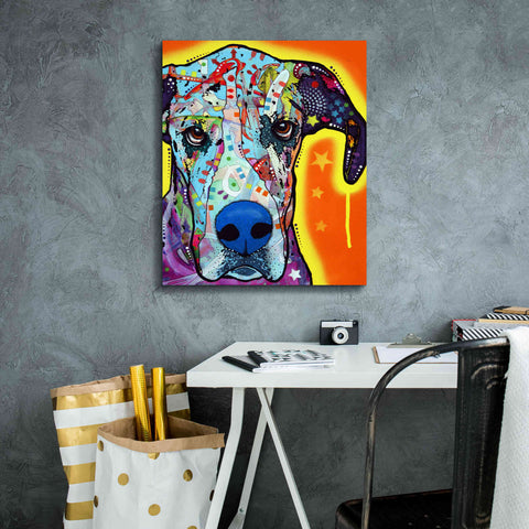 Image of 'Great Dane' by Dean Russo, Giclee Canvas Wall Art,20x24