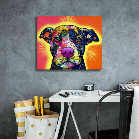 Image of 'Love A Bull' by Dean Russo, Giclee Canvas Wall Art,24x20